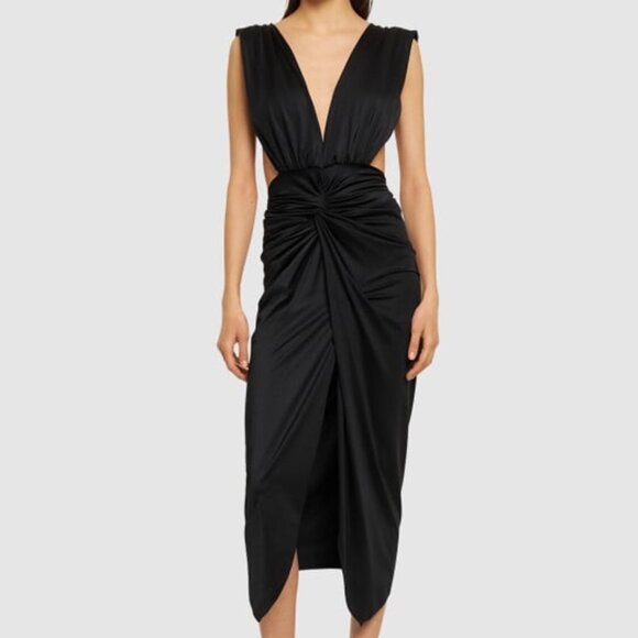 Baobab Collection Dresses & Skirts - Baobab Black Plunge Dress